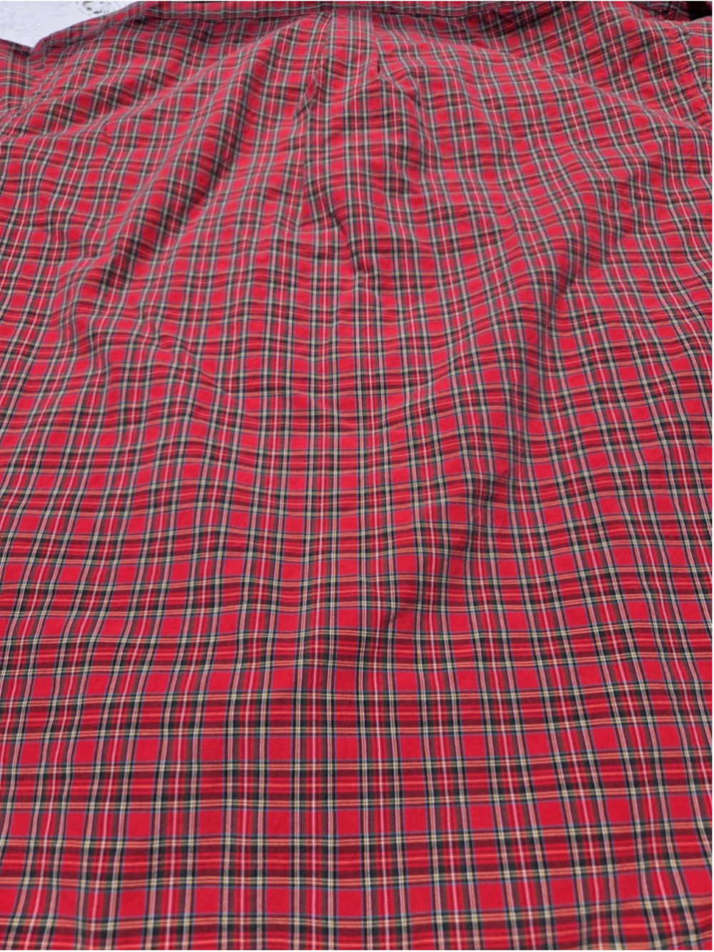 Ralph Lauren Blake Men’s XXL Red Tartan Plaid Button Down Shirt #1615 - Picture 6 of 7